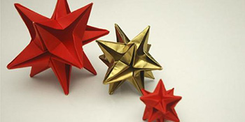 Kako napraviti origami novogodišnje ukrase