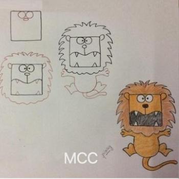 Od kvadrata do životinje - naučite vaše dijete da crta