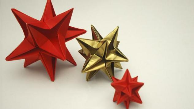 Kako napraviti origami novogodišnje ukrase