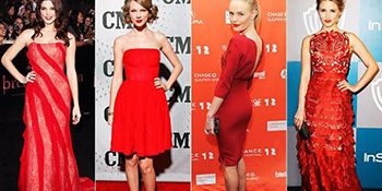Crvena haljina - savršen izbor za novogodišnji look
