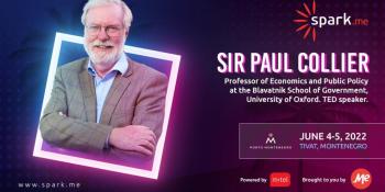 Ser Pol Kolijer, profesor ekonomije na Oksfordu i TED govornik, stiže na konferenciju SPARK.ME