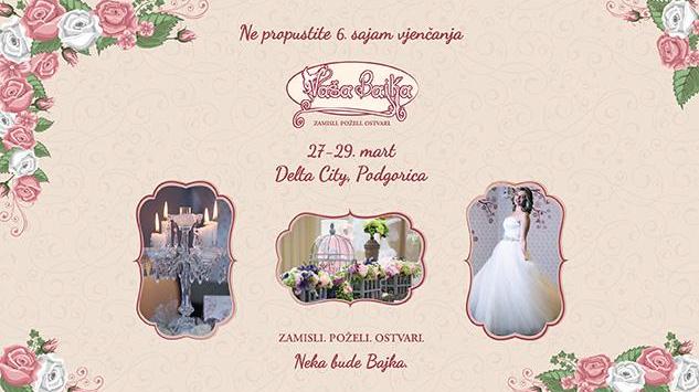 U petak u Podgorici počinje šesti sajam vjenčanja Vaša Bajka