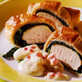 Pileća prsa u lisnatom tijestu 